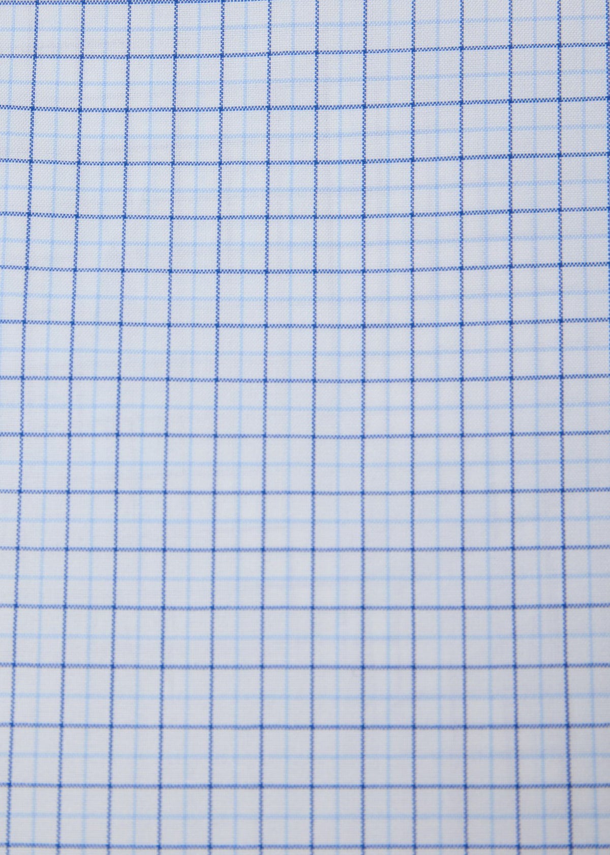 Tattersall Spread Collar Dress Shirt Blue - Paul Stuart