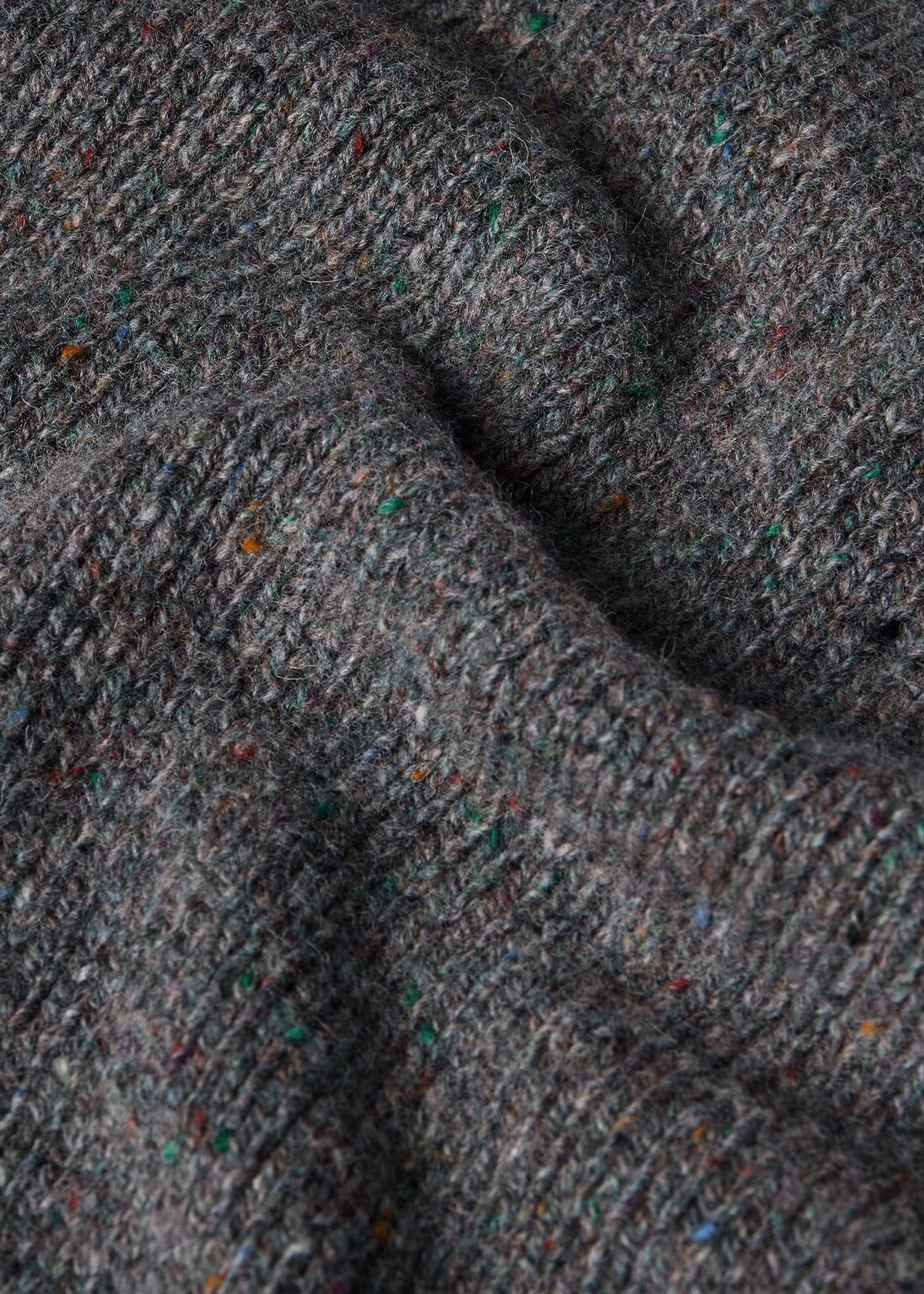 Donegal Crewneck Sweater Grey - Paul Stuart