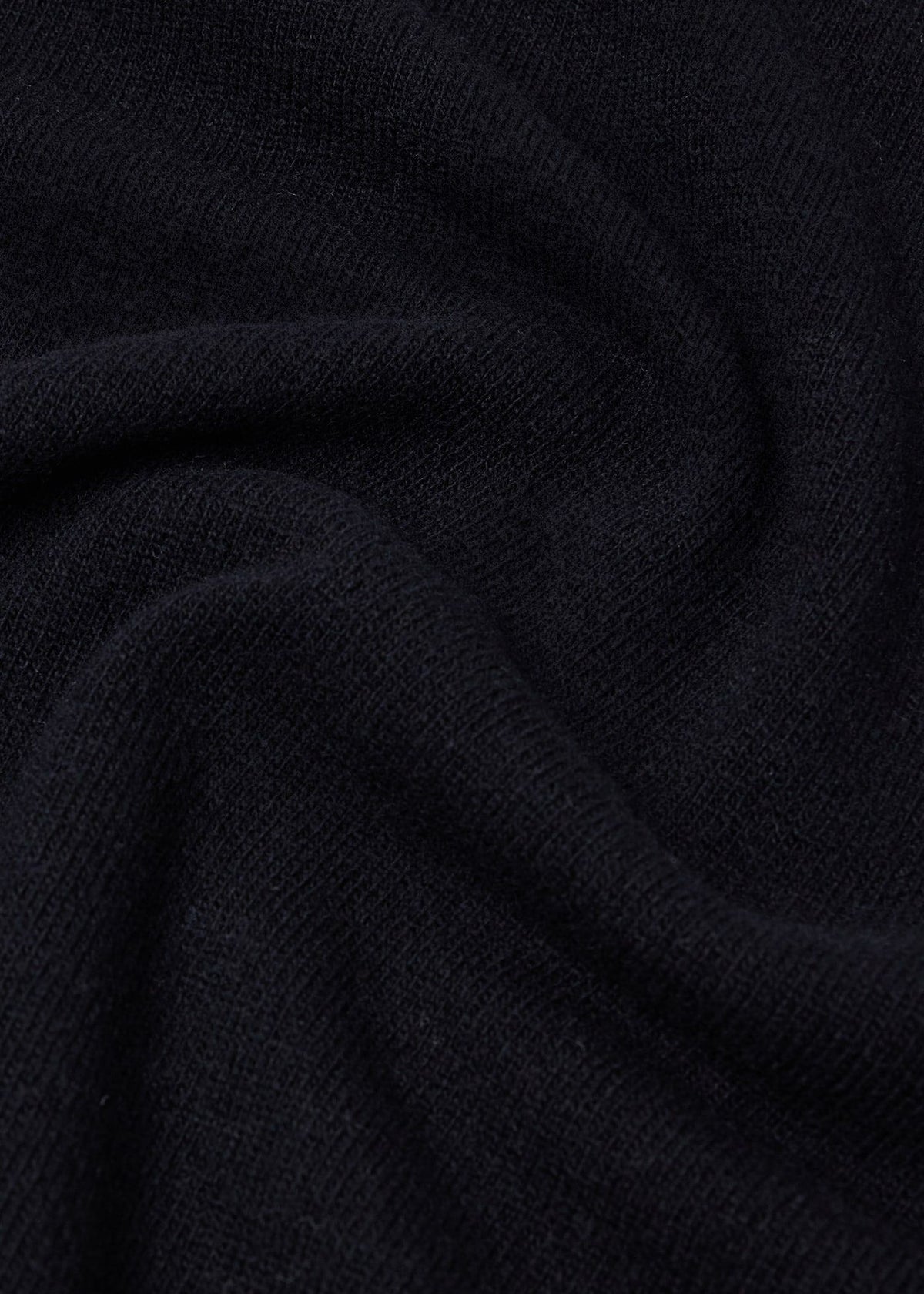 Wool Blend Quarter-Zip Sweater Black - Paul Stuart