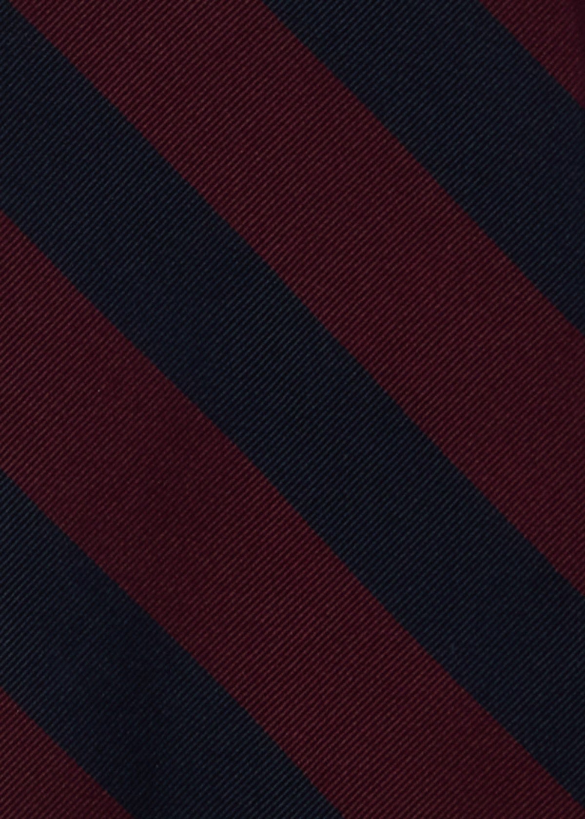 Block Stripe Silk Tie Navy/Blue - Paul Stuart