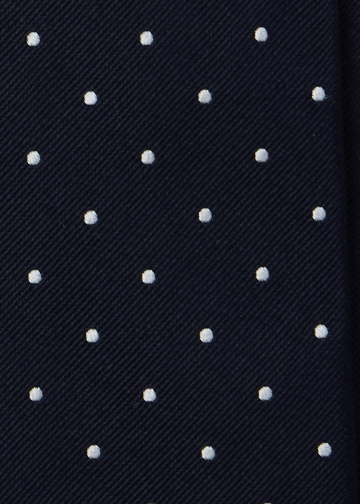 Polka Dot Silk Tie Blue - Paul Stuart