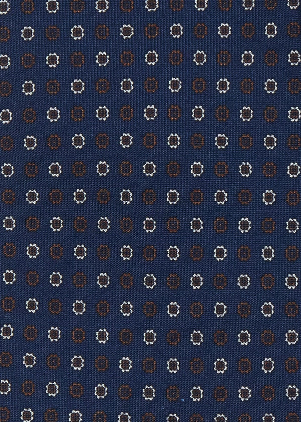 Micro Floral Silk Tie Green - Paul Stuart