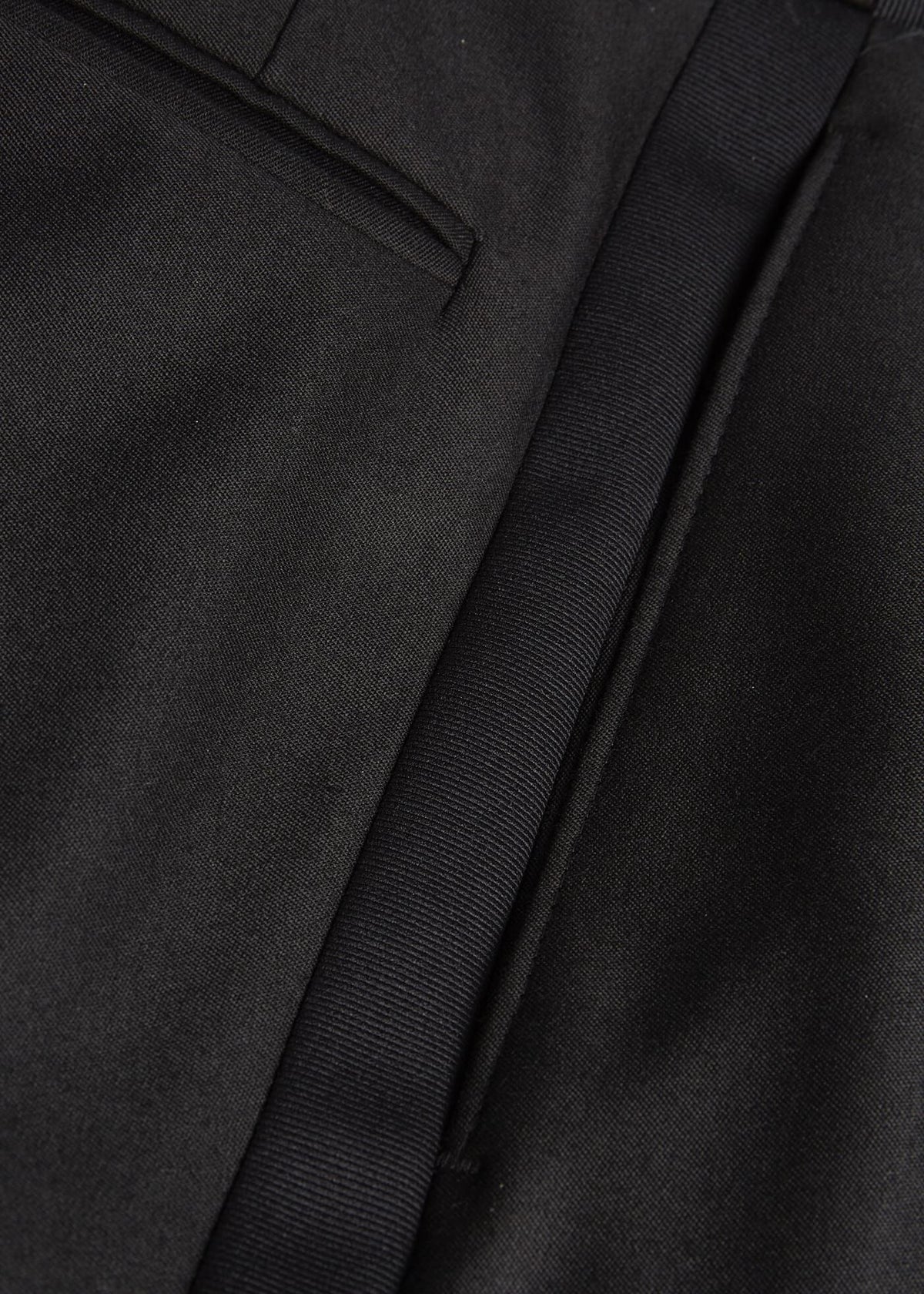 Super 120s Wool Paul Tuxedo Black - Paul Stuart