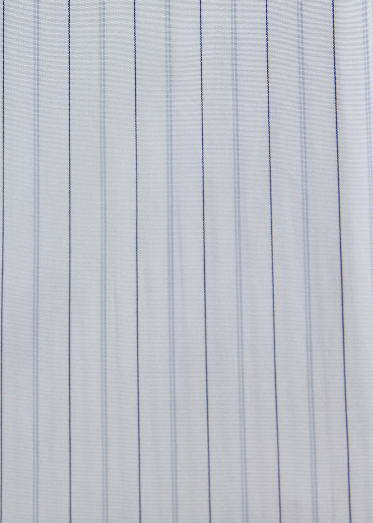 Cotton Deco Stripe Dress Shirt White/Silver - Paul Stuart