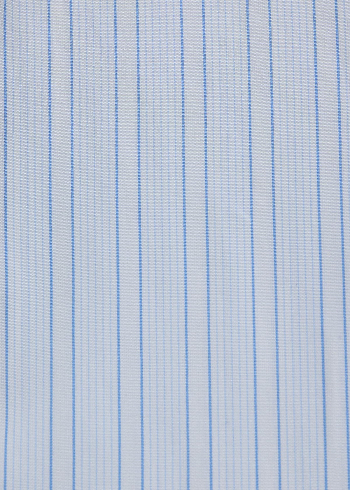 Cotton Deco Stripe Dress Shirt Light Blue/White - Paul Stuart