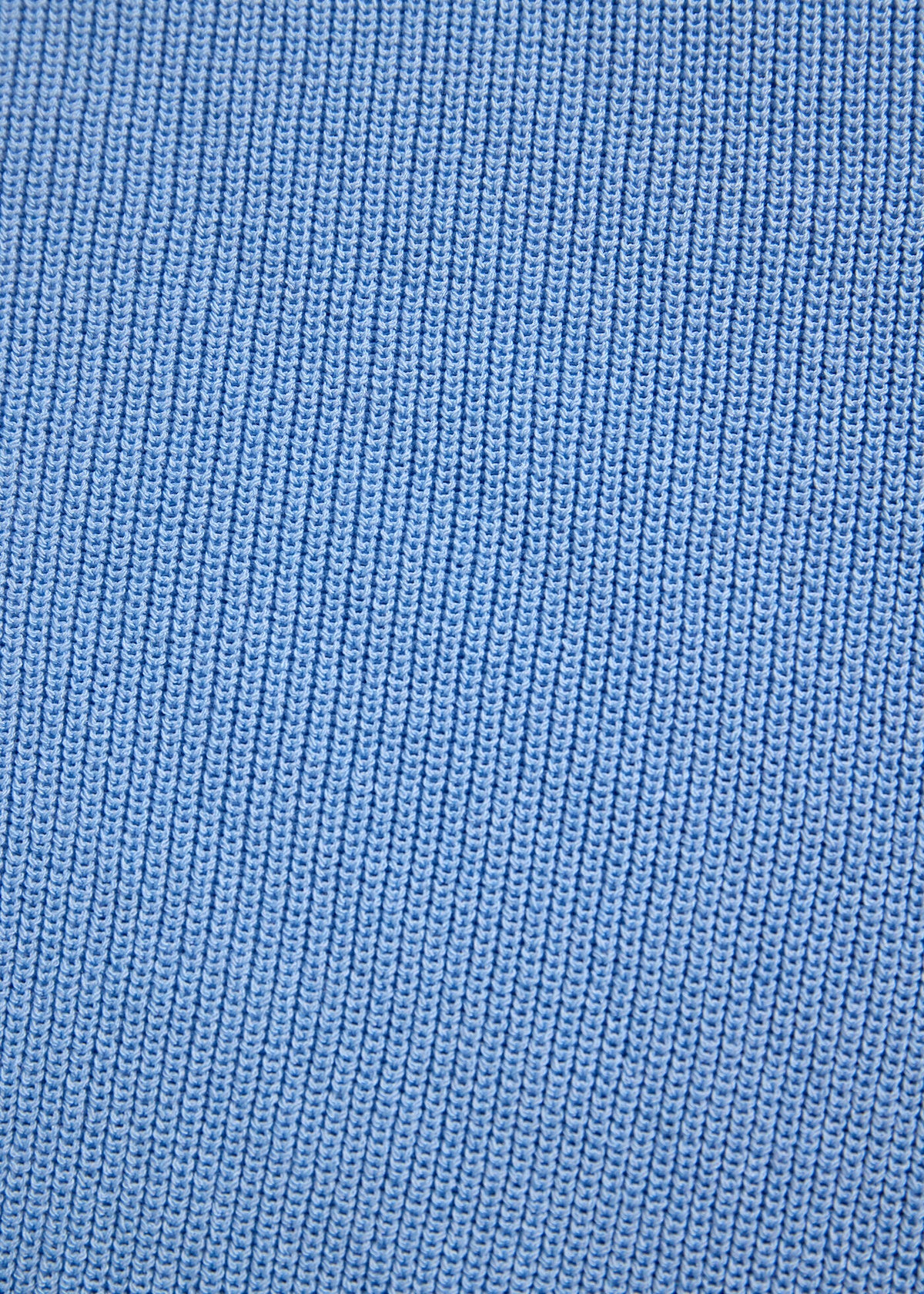 Ribbed Full Zip Cardigan Blue - Paul Stuart