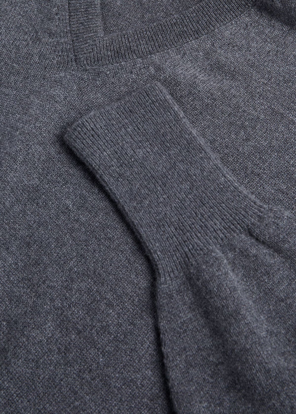 Classic Cashmere V-Neck Sweater Powder Blue, unselectable - Paul Stuart
