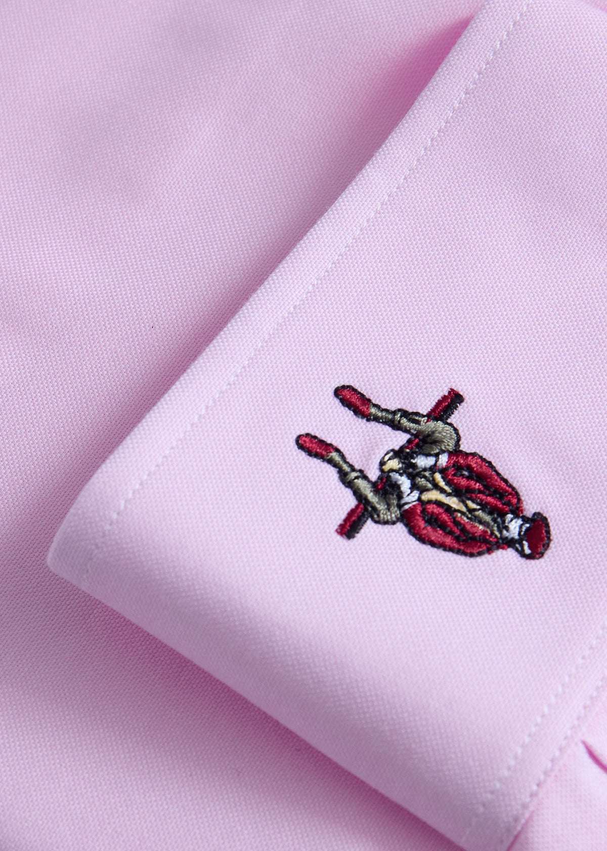 Oxford Logo Sport Shirt Pink - Paul Stuart