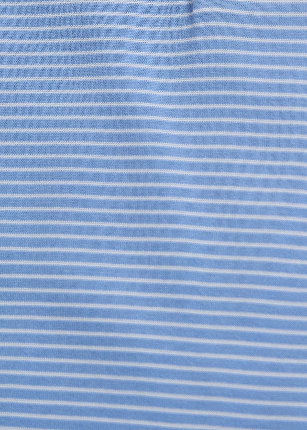 Two-Tone Stripe Performance Polo Light Blue - Paul Stuart