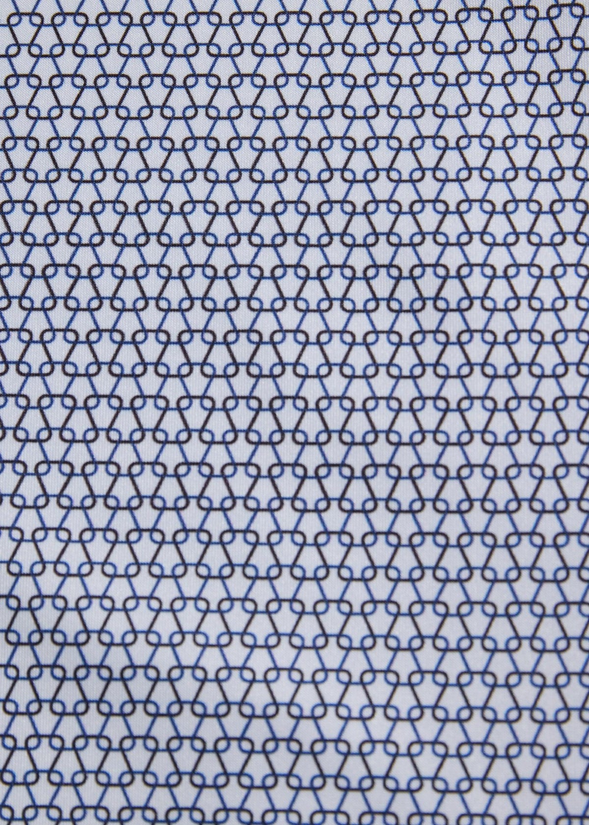 Mini Abstract Performance Polo Black/White/Navy - Paul Stuart