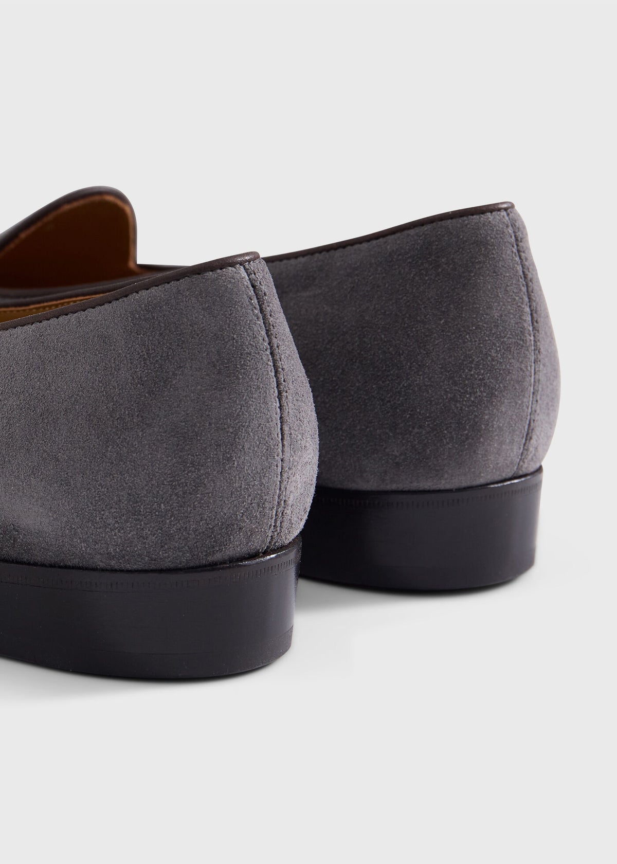 Francisco Suede Loafer Light Grey - Paul Stuart