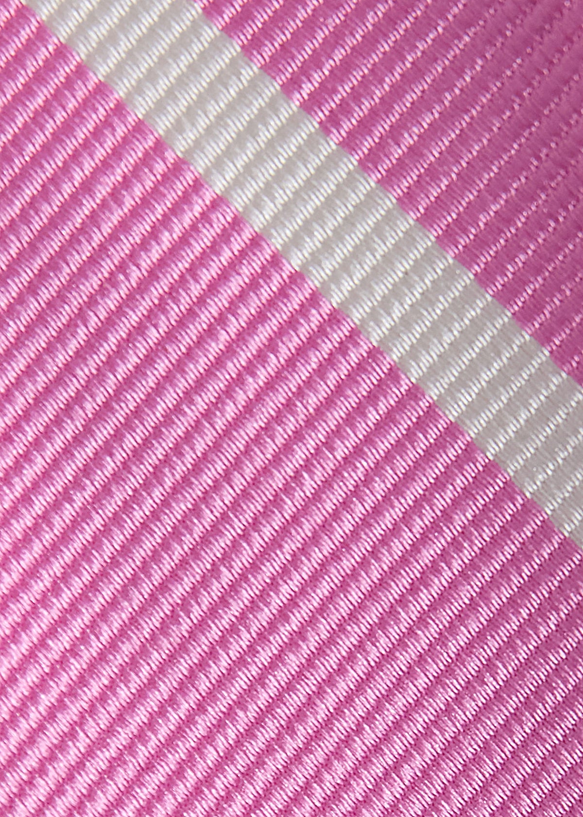 Silk Stripe Tie Pink - Paul Stuart