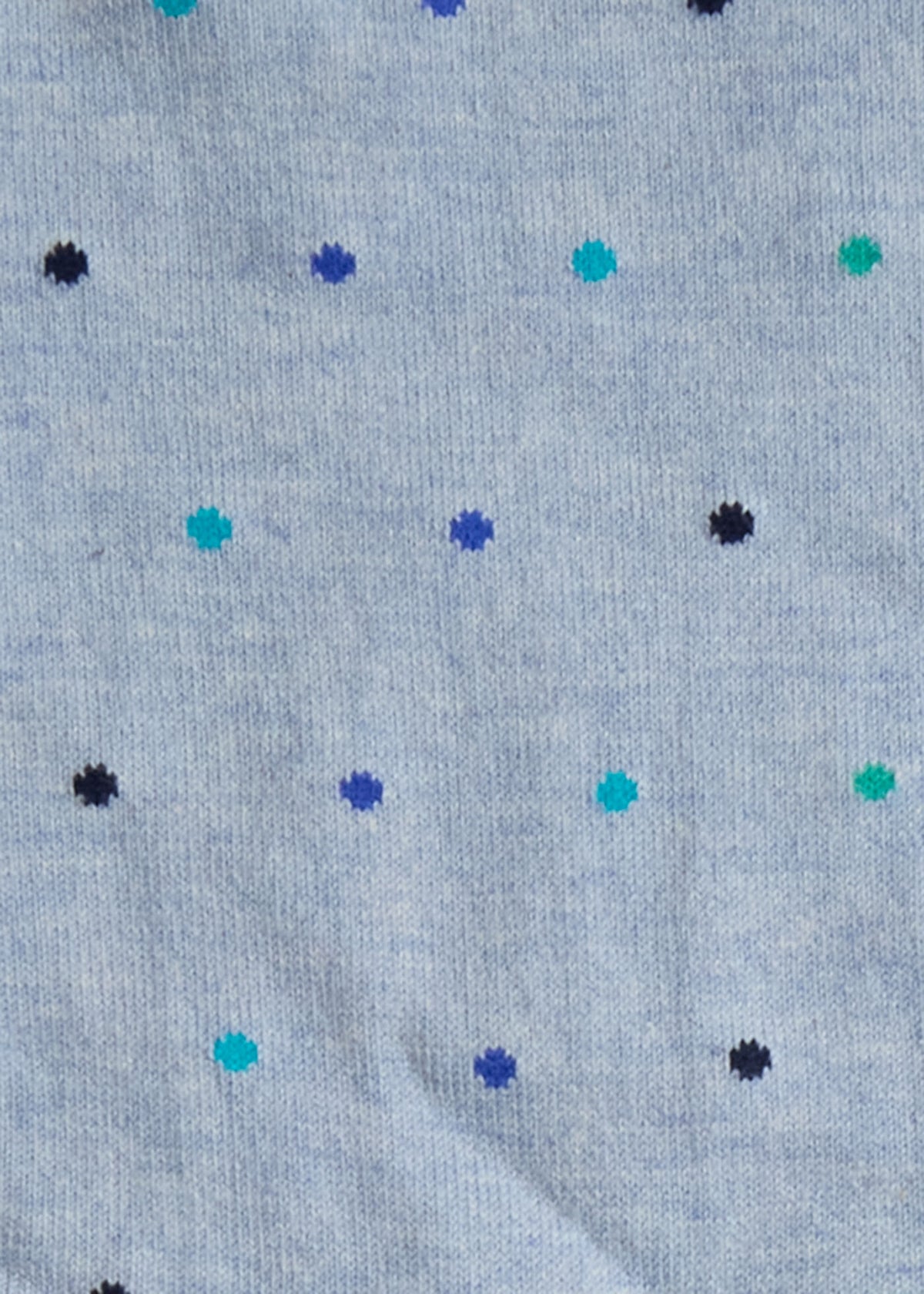 Micro Poka-Dot Crew Sock Grey - Paul Stuart