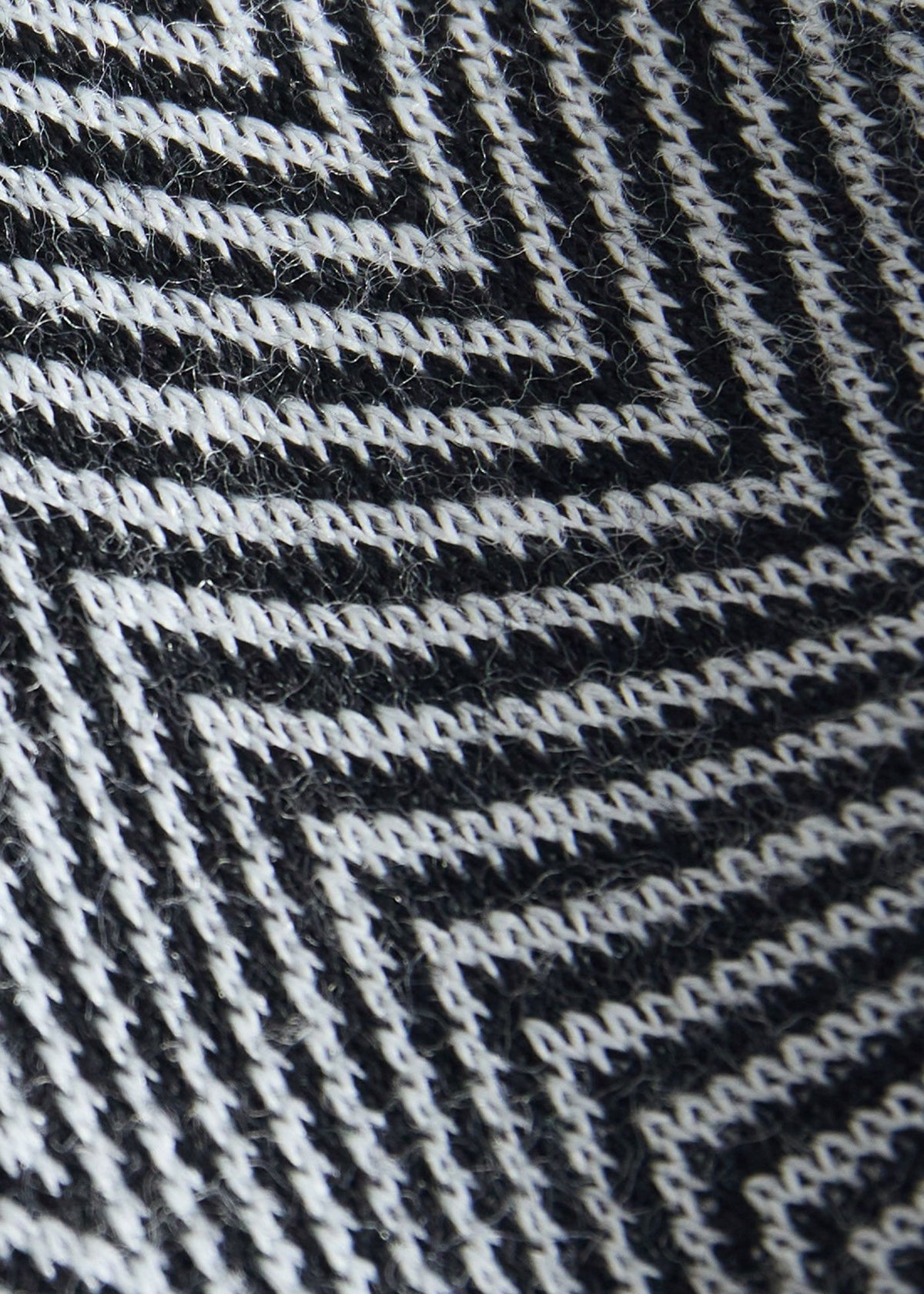 All Year Wool Herringbone Sock Black/Grey - Paul Stuart