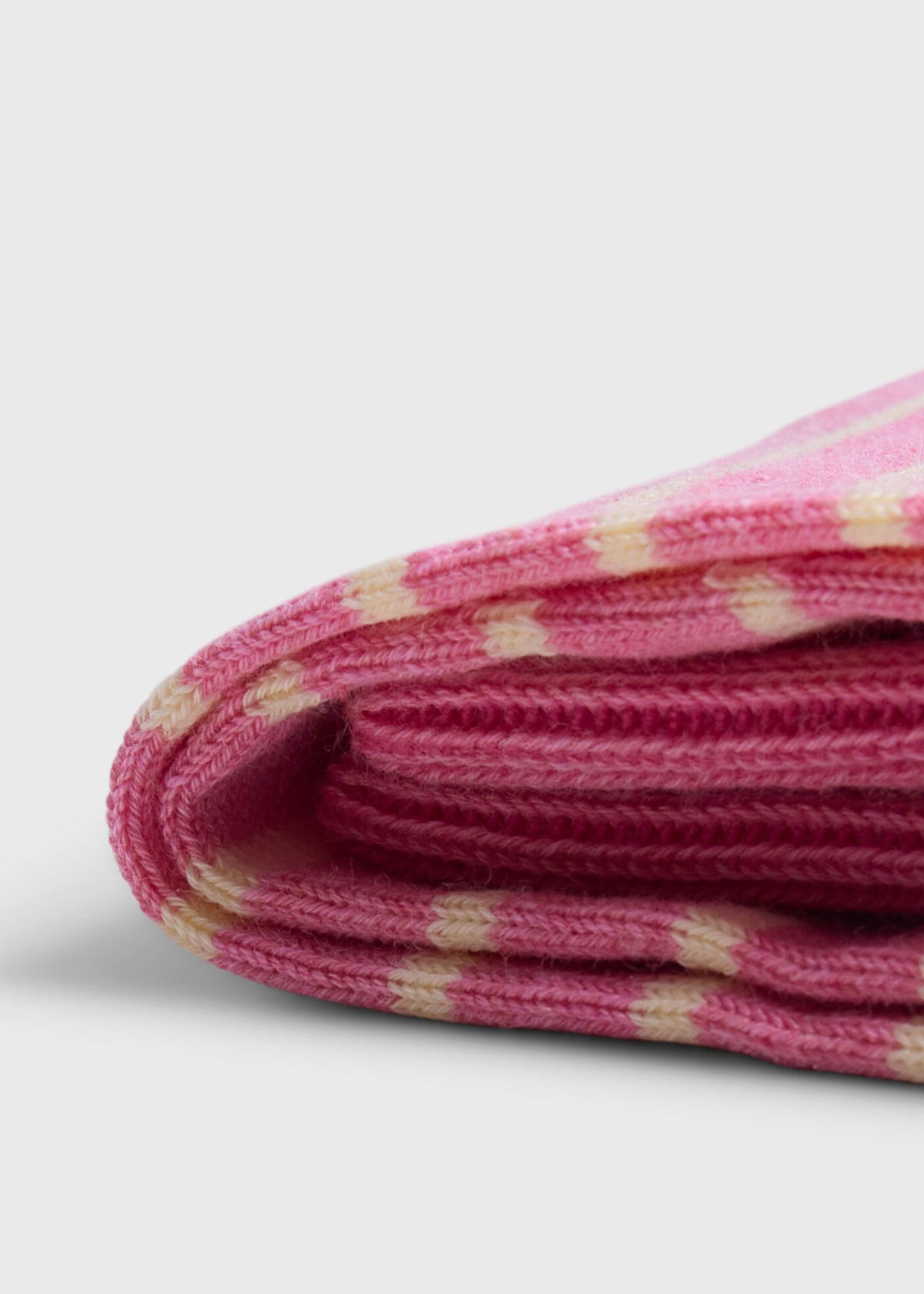 Cotton Two-Tone Stripe Sock Light Green - Paul Stuart