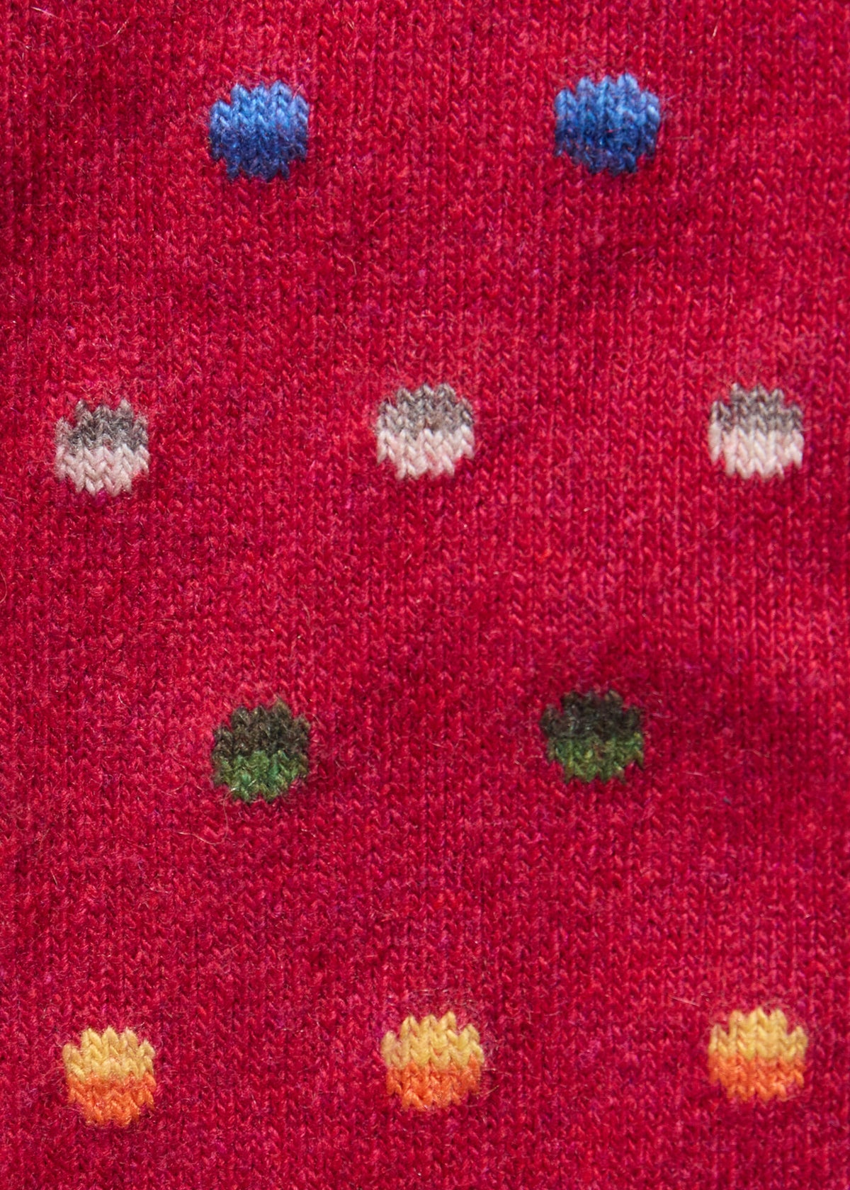 Chunky Colorful Dot Sock Grey - Paul Stuart