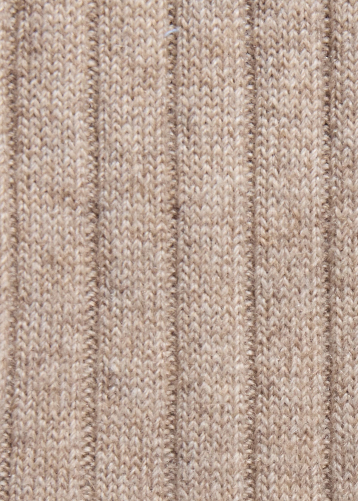 Cashmere Ribbed Crew Sock Black - Paul Stuart