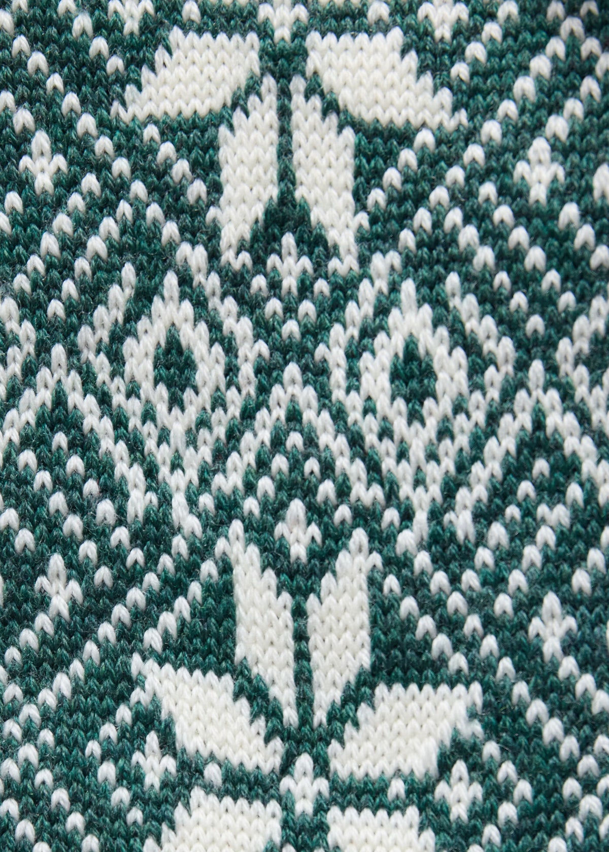 Wool Blend Snowflake Sock Green - Paul Stuart