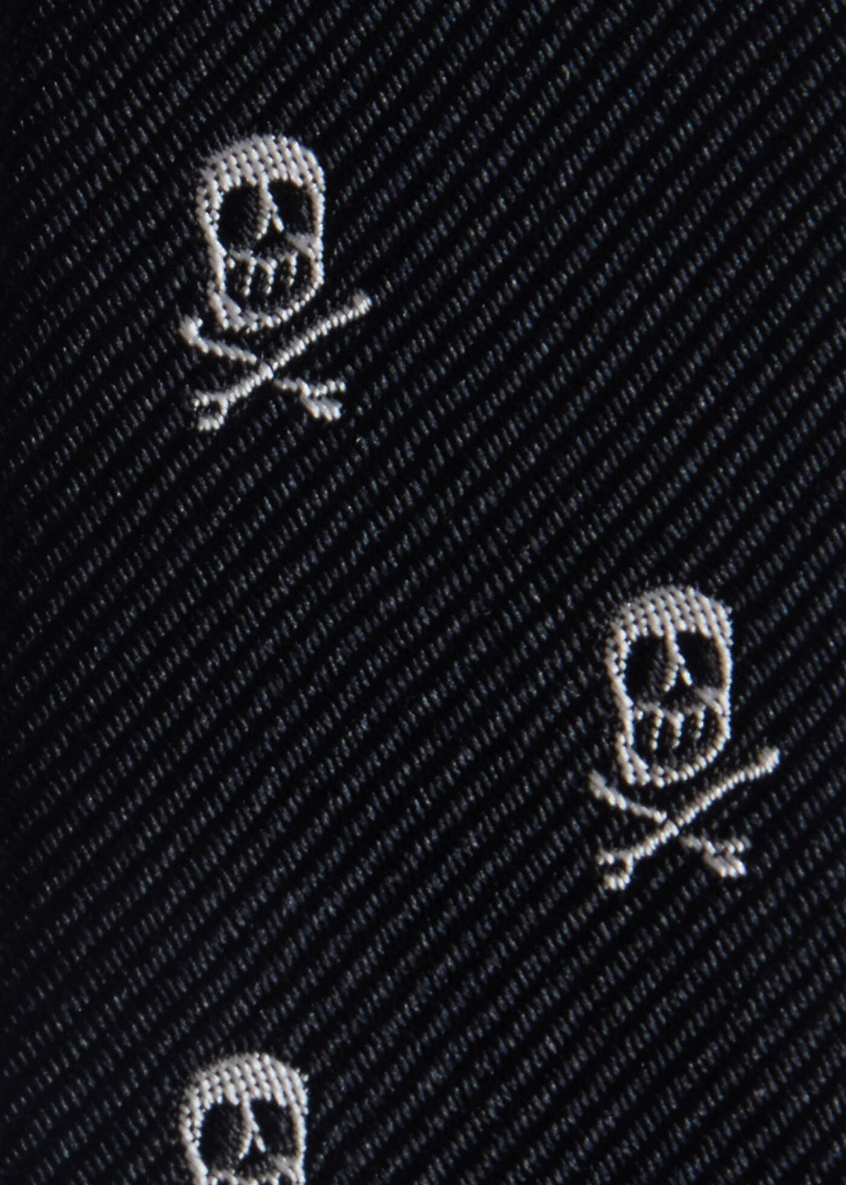 Skull & Bone Formal Suspenders Black - Paul Stuart