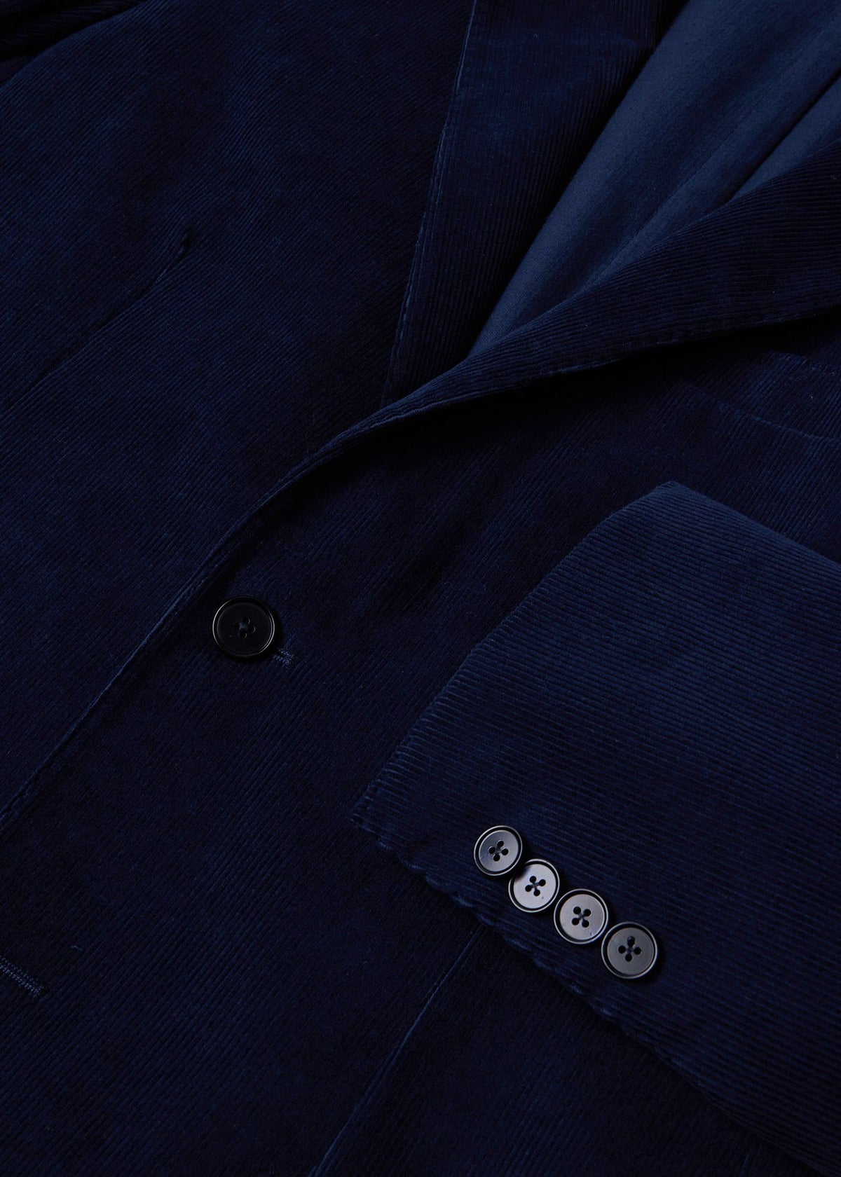 Corduroy Patch Pocket Jacket Navy - Paul Stuart