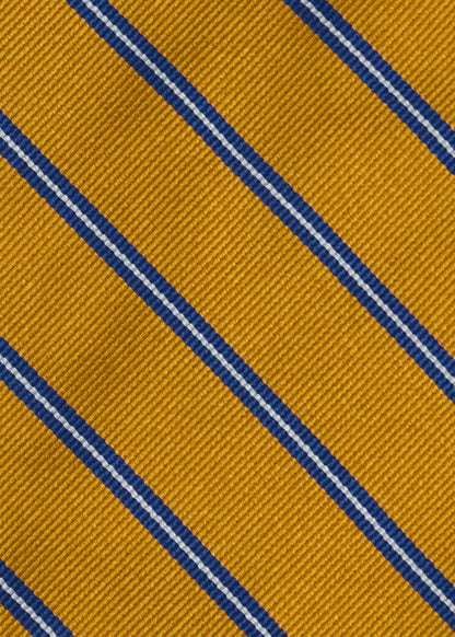 Repp Stripe Silk Tie Burgundy - Paul Stuart