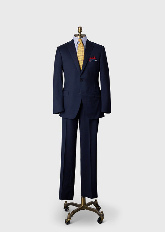 All Year Wool Suit Navy - Paul Stuart