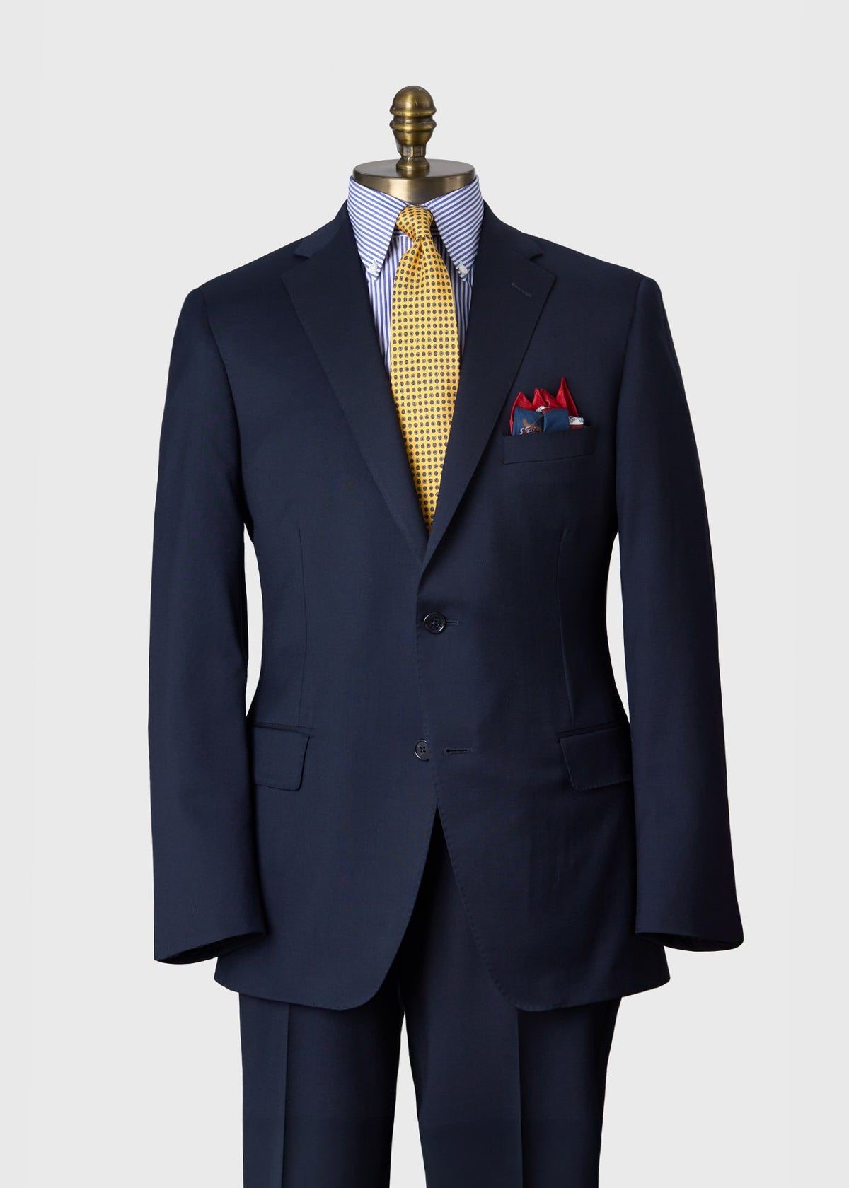 All Year Wool Suit Navy - Paul Stuart