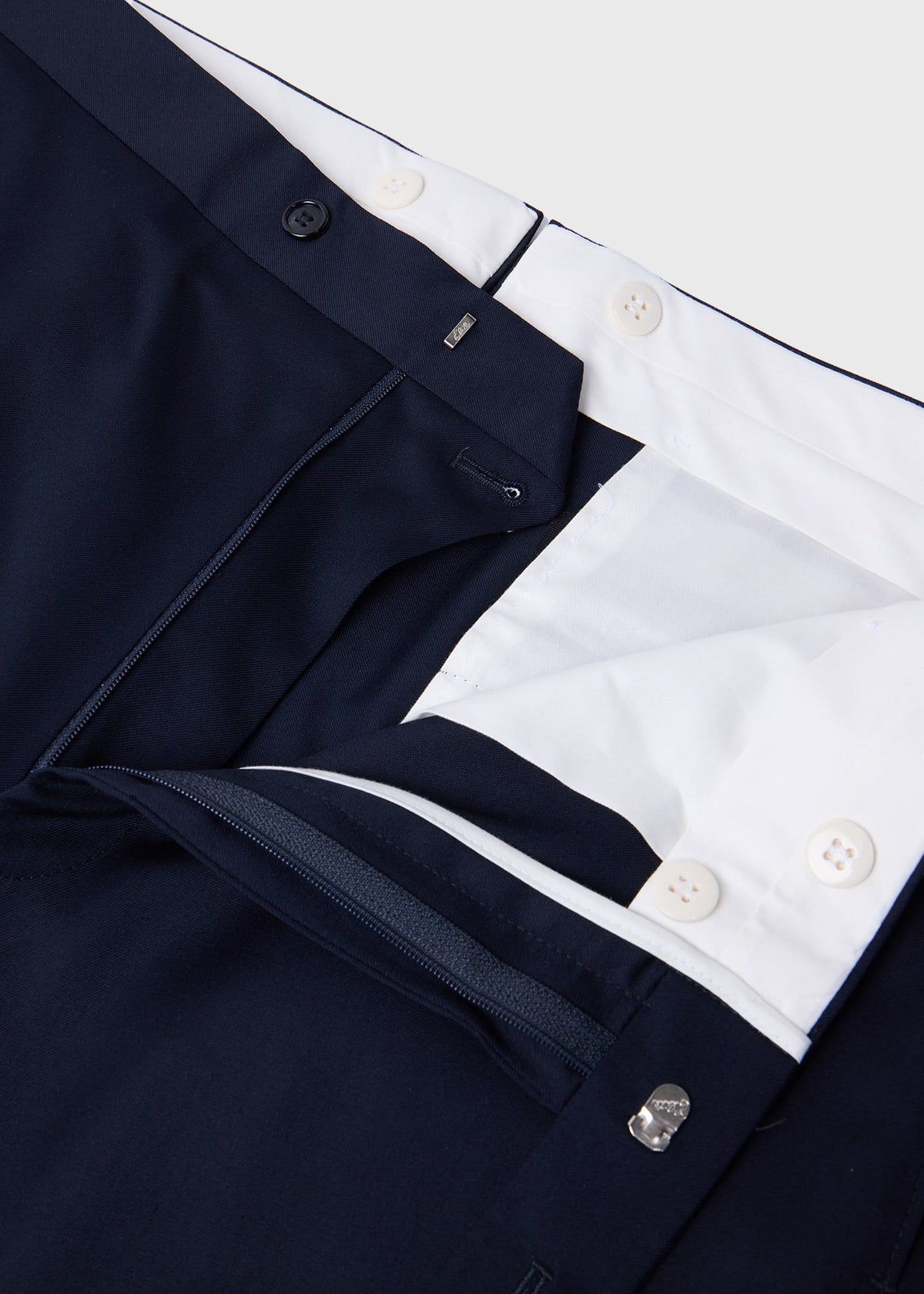 All Year Wool Suit Navy - Paul Stuart