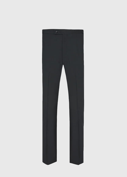 Wool & Mohair Drake Tuxedo Black - Paul Stuart