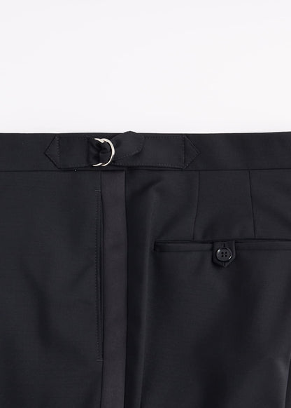 Wool & Mohair Drake Tuxedo Black - Paul Stuart
