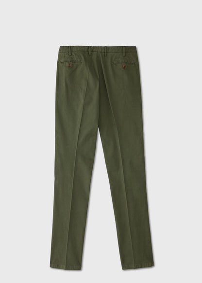 Washed Cotton Pant Cognac - Paul Stuart