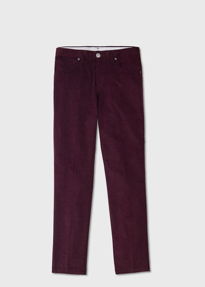 Corduroy Five-Pocket Pant Khaki - Paul Stuart