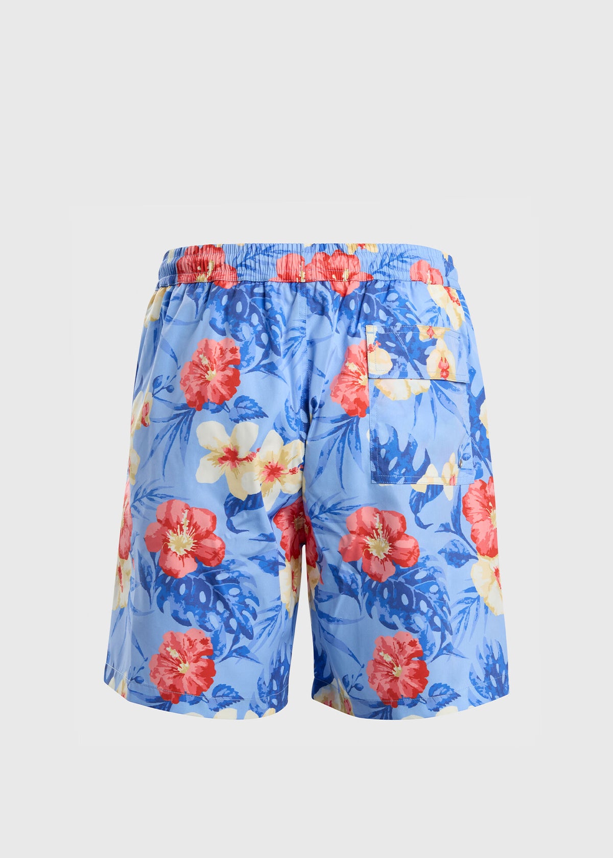 Tropical Print Swim Trunk Pink - Paul Stuart