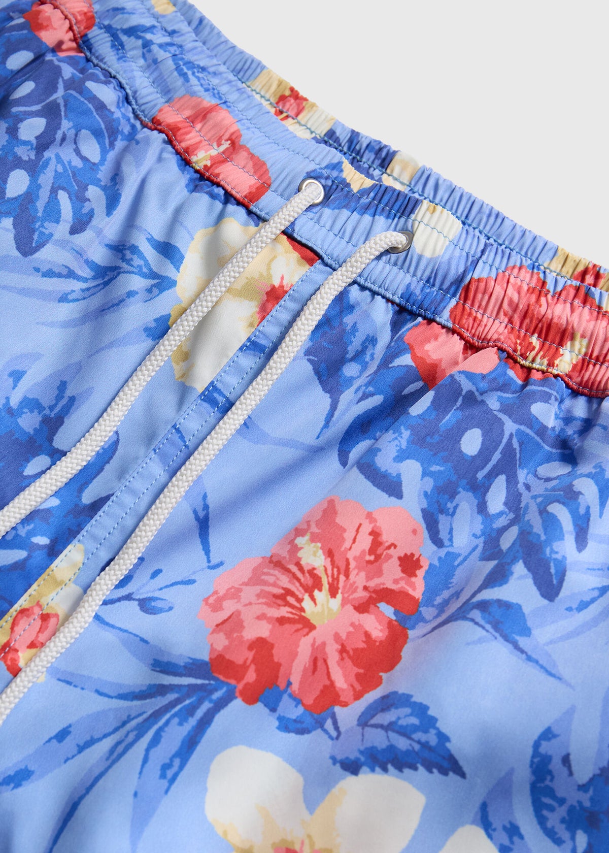 Tropical Print Swim Trunk Pink - Paul Stuart