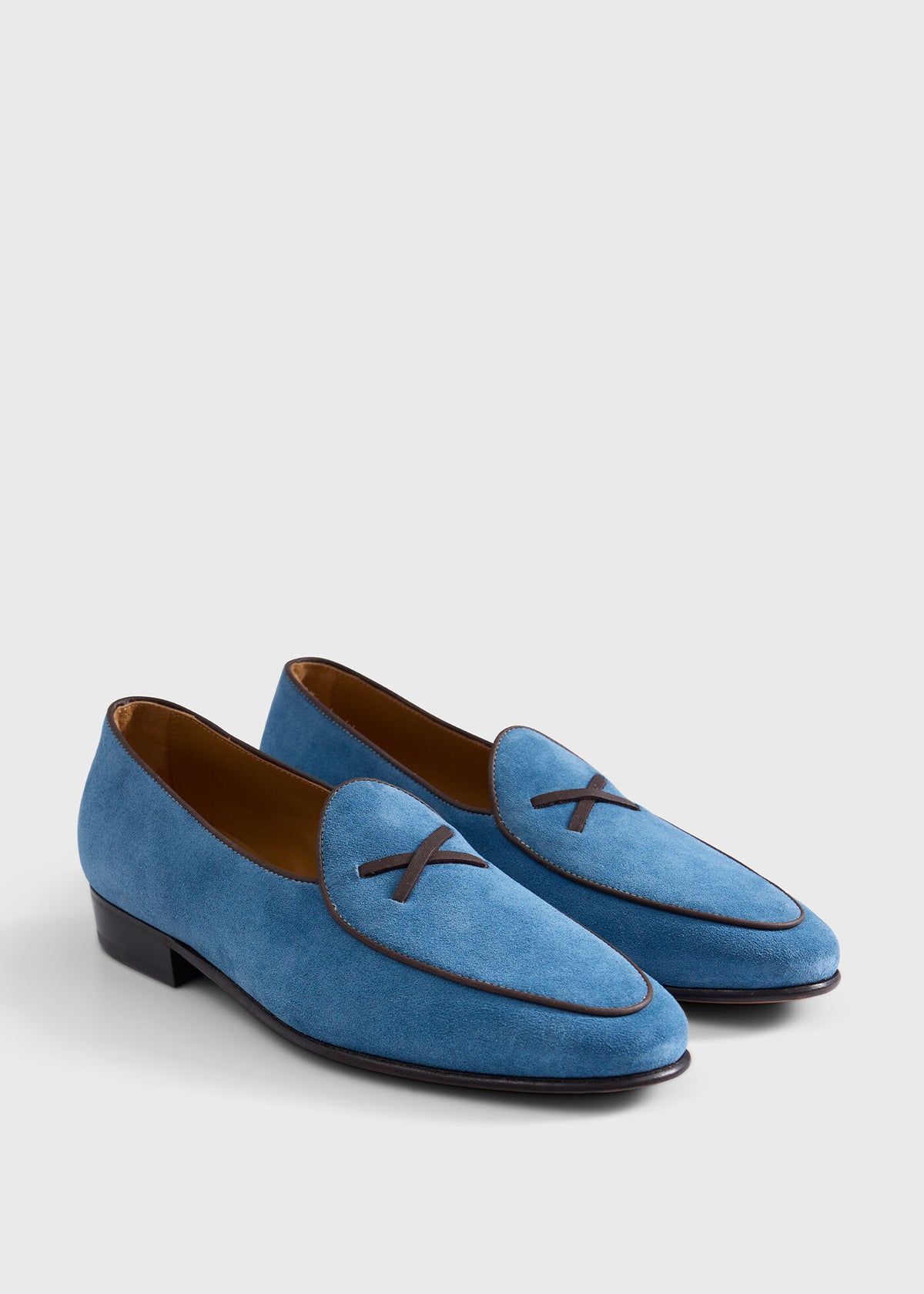 Francisco Suede Loafer Light Grey - Paul Stuart