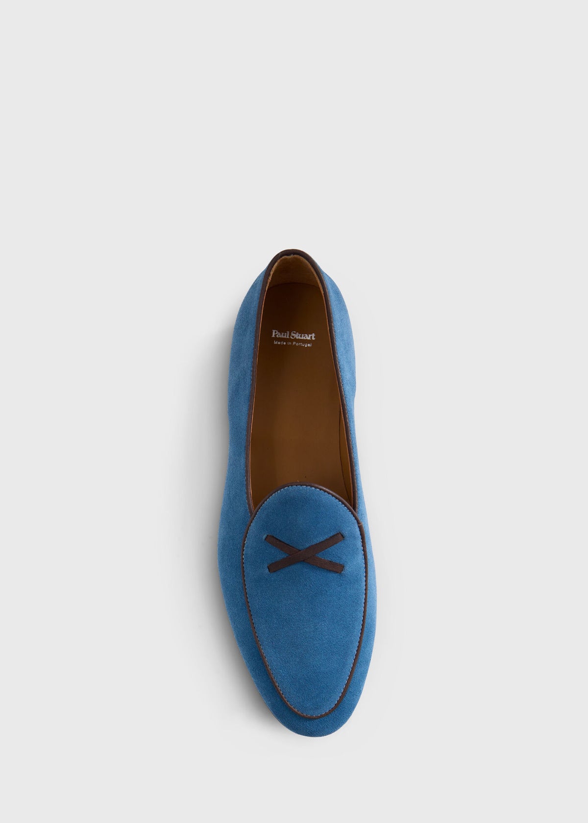 Francisco Suede Loafer Light Grey - Paul Stuart