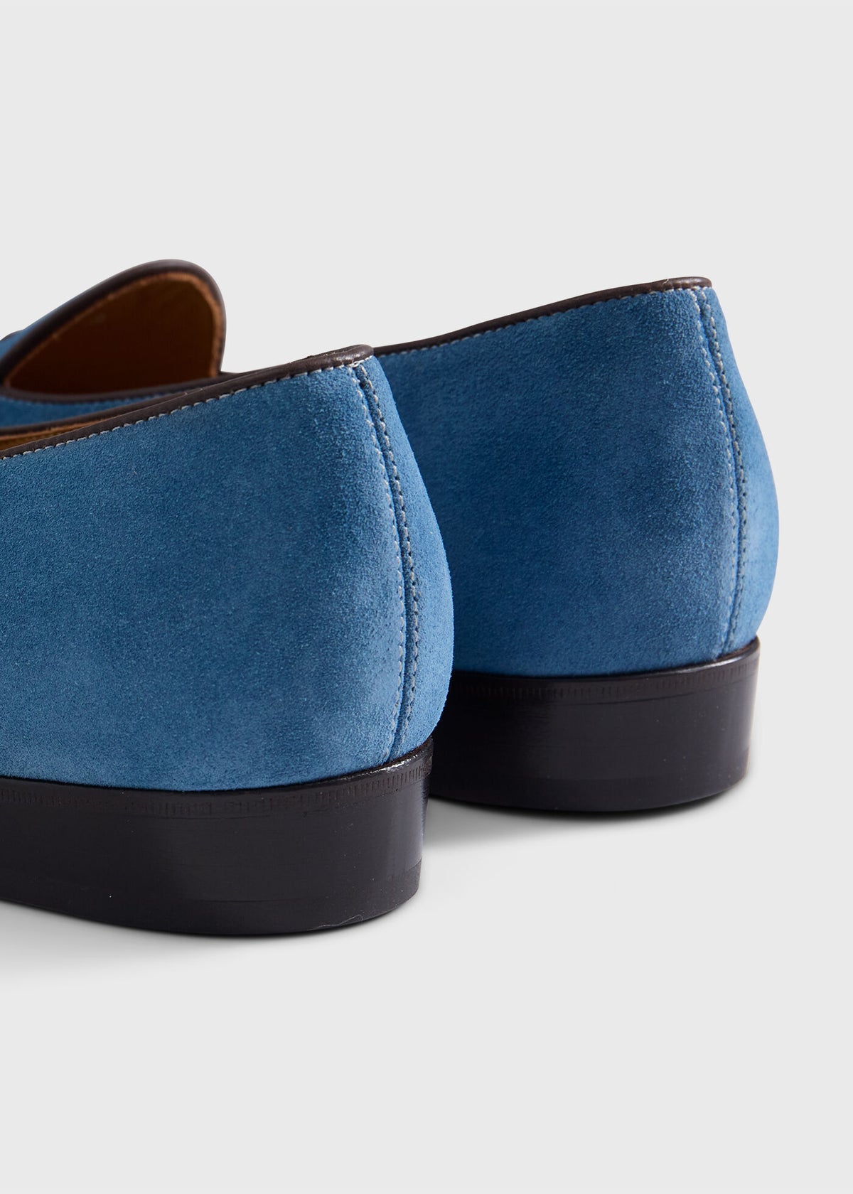 Francisco Suede Loafer Light Grey - Paul Stuart