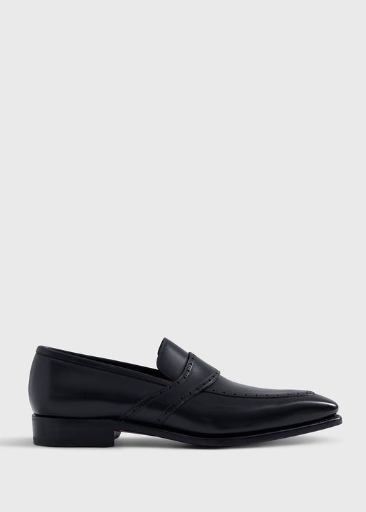 Sebastian Leather Dress Loafer Black - Paul Stuart