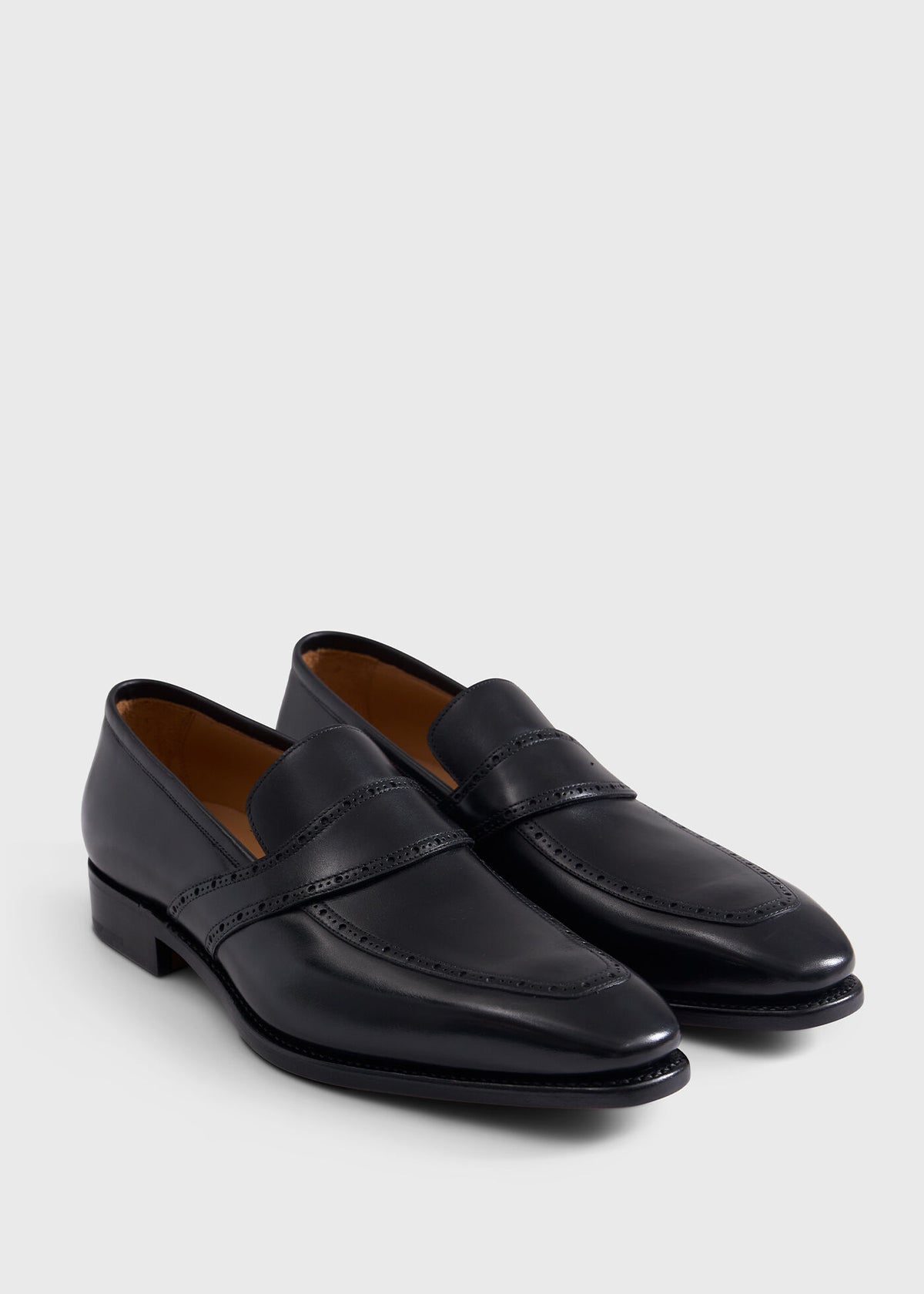 Sebastian Leather Dress Loafer Black - Paul Stuart
