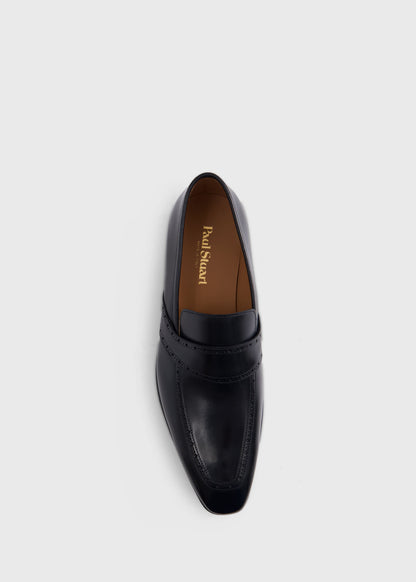 Sebastian Leather Dress Loafer Black - Paul Stuart