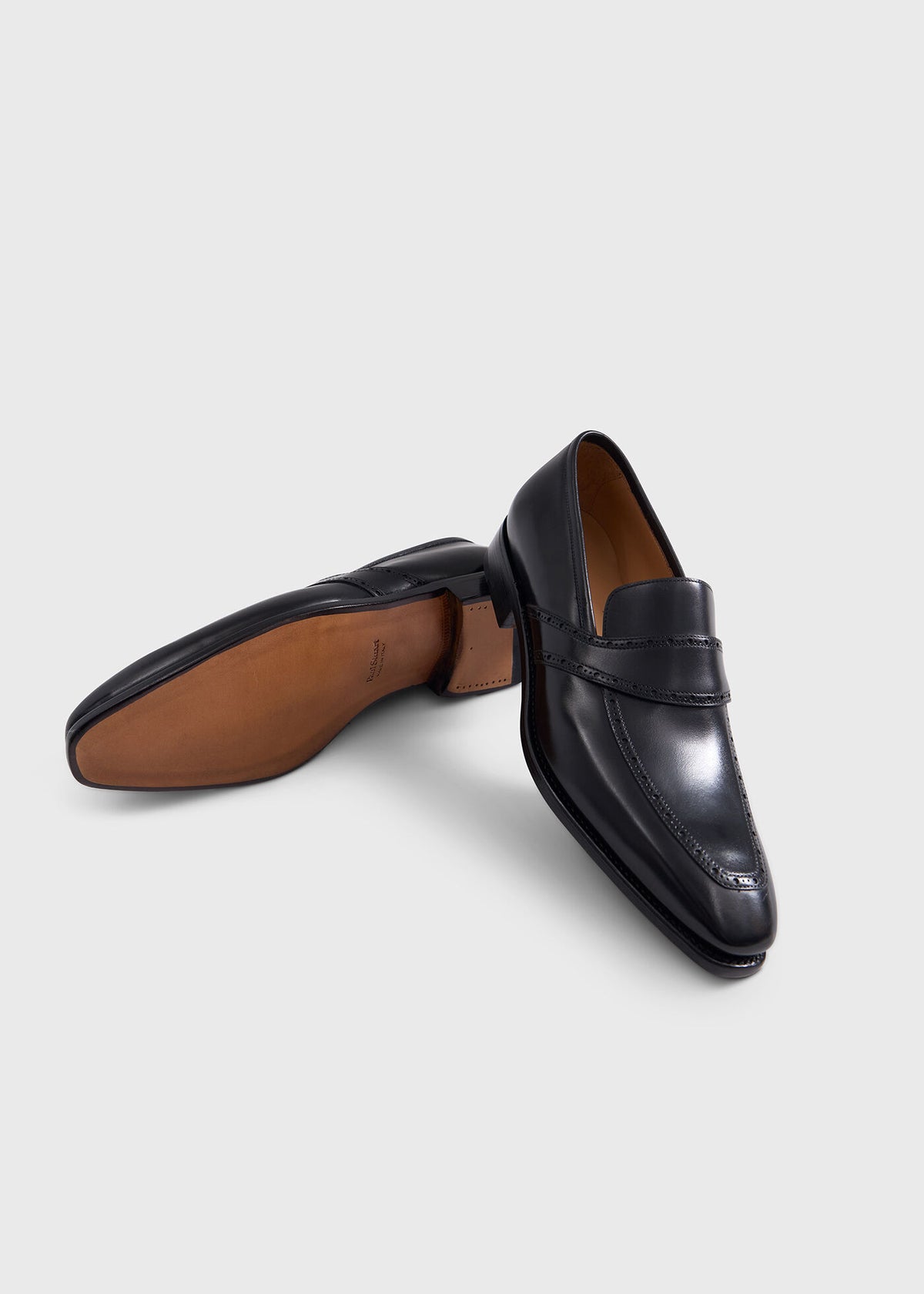 Sebastian Leather Dress Loafer Black - Paul Stuart