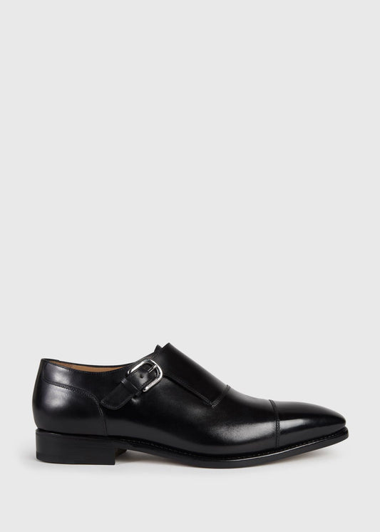 Giordano Leather Monk Strap Bordo Calf, unselectable - Paul Stuart
