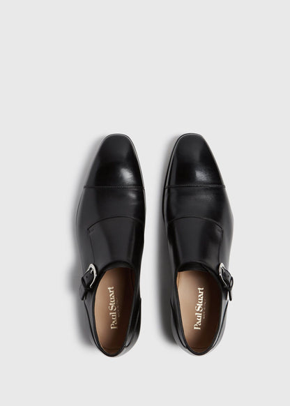 Giordano Leather Monk Strap Bordo Calf, unselectable - Paul Stuart