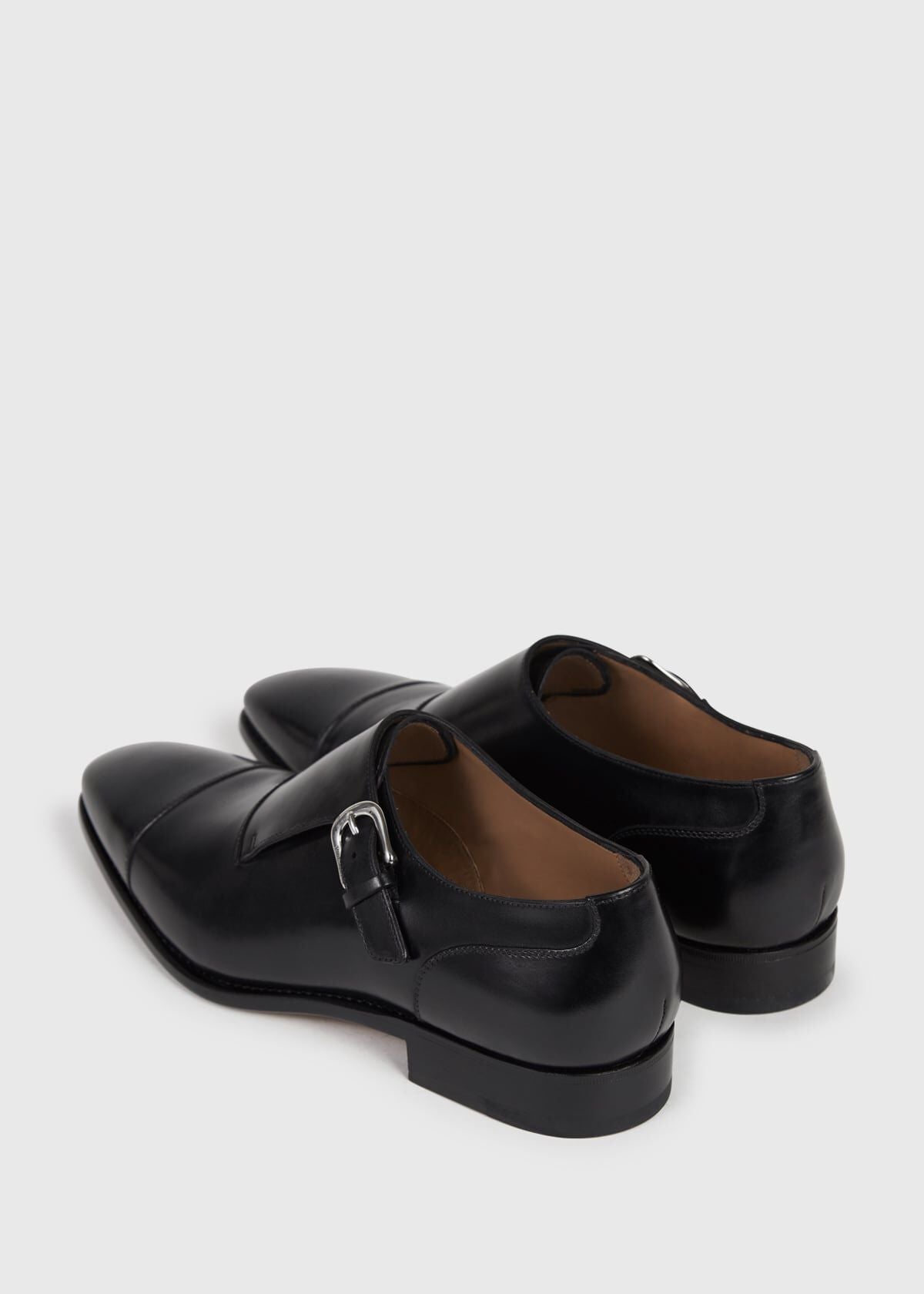 Giordano Leather Monk Strap Bordo Calf, unselectable - Paul Stuart