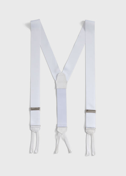 Grosgrain Formal Suspenders Black - Paul Stuart