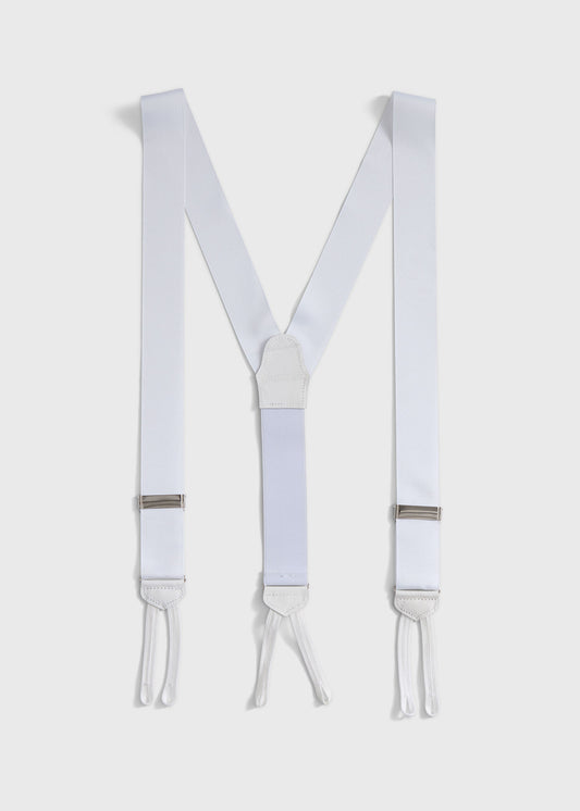 Grosgrain Formal Suspenders Black - Paul Stuart