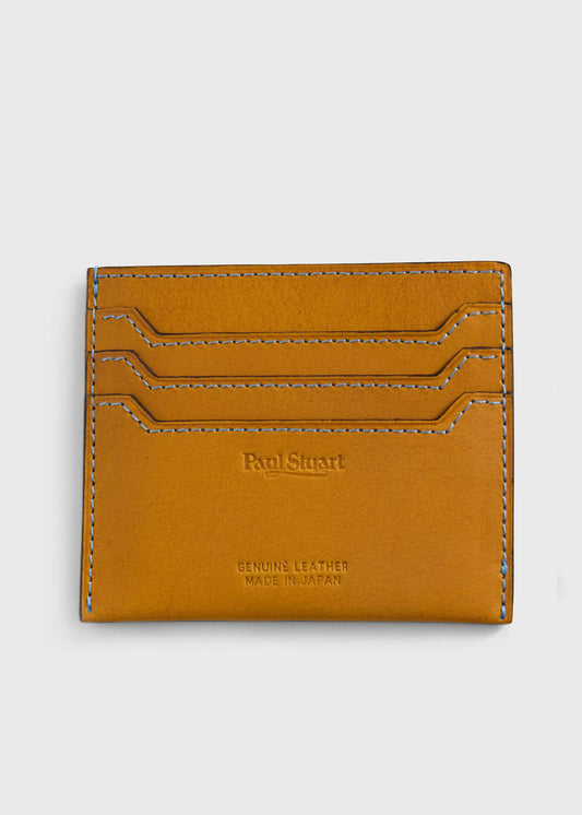 Flat Card Case Burgundy - Paul Stuart