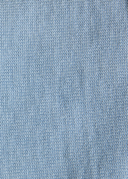 Silk & Cotton Blouson Cardigan Light Blue - Paul Stuart
