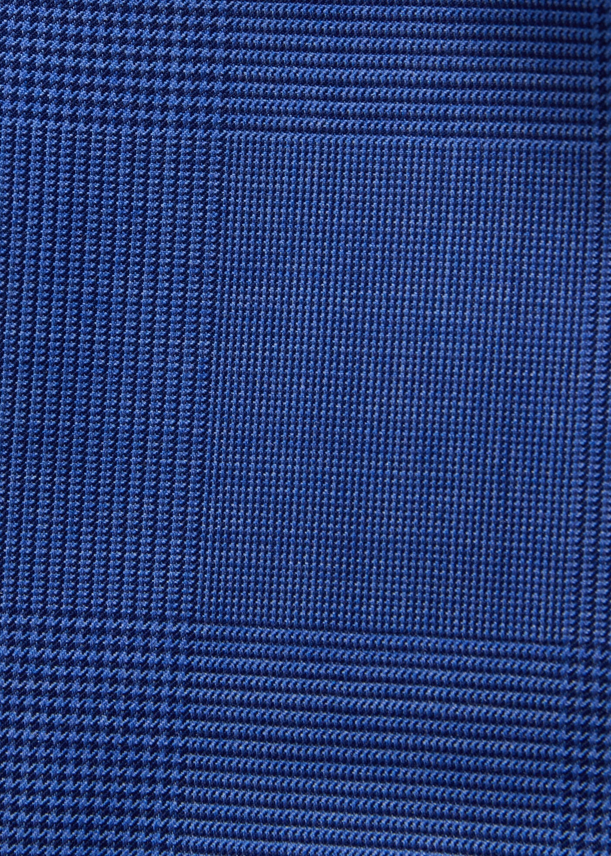 Wool Plaid Paul Suit Mid Blue - Paul Stuart