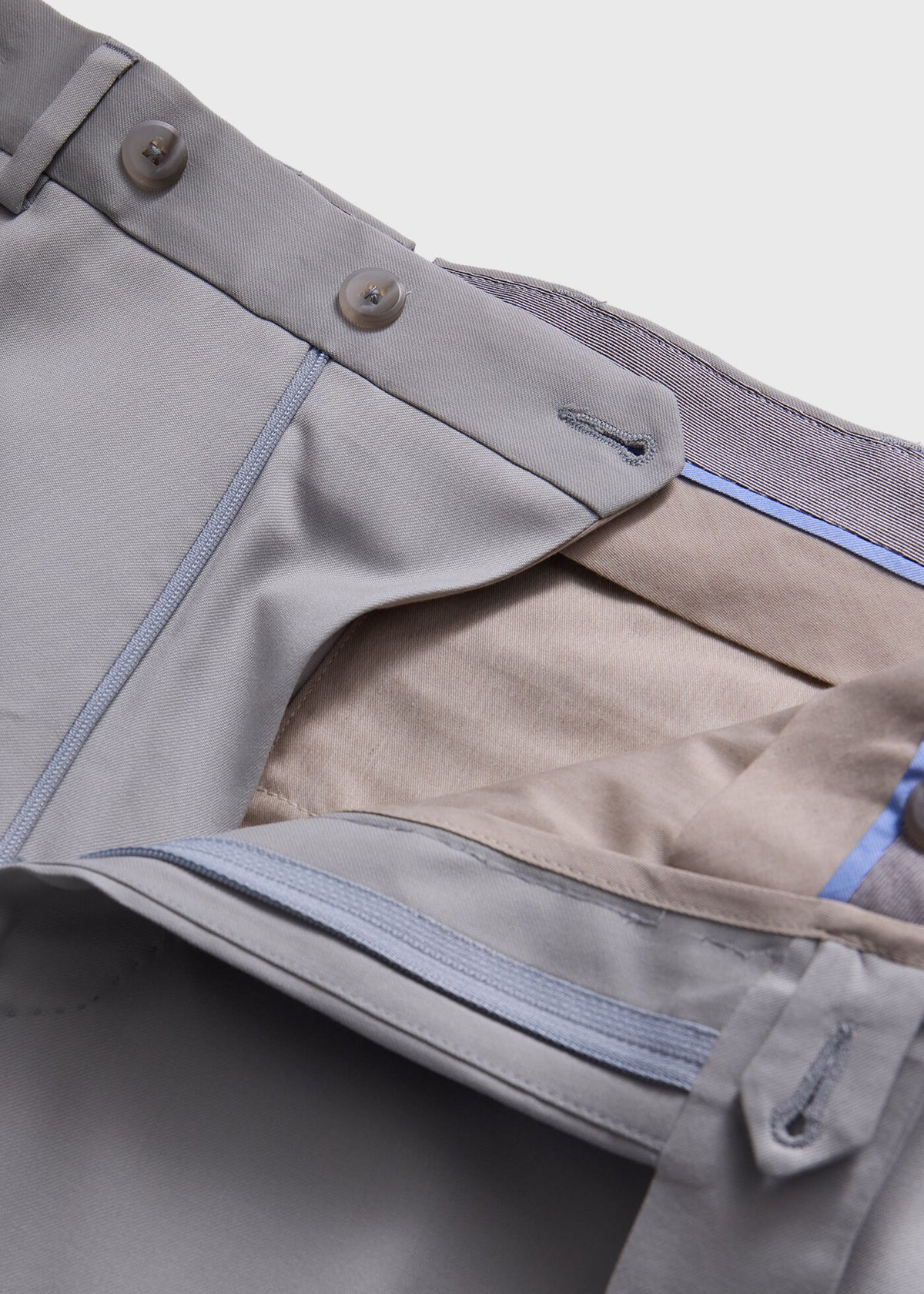 All Year Wool Dress Trouser Taupe - Paul Stuart